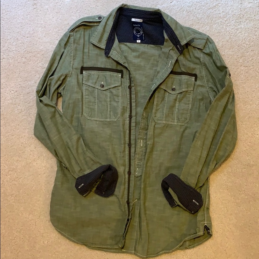 Diesel button up shirt